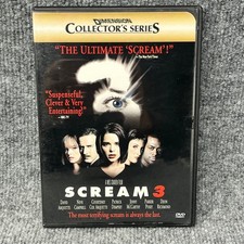 Scream 3 DVD 2000 Collector's Series Wes Craven Neve Campbell Special Features