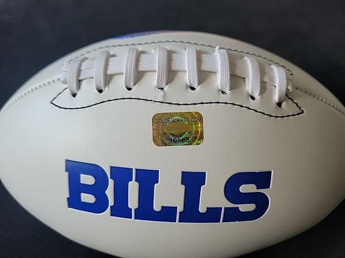 Josh Allen Buffalo Bills handsigniert signed NFL Bills Full Size Football mit COA - Bild 5 von 7