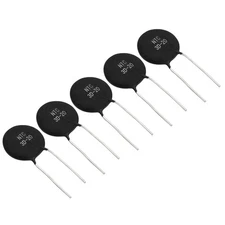 NTC Thermistors Resistors, 5Pcs 3 Ohm NTC 3 D-20 Temperature Sensor