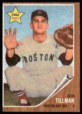 1962 Topps #368  BOB TILLMAN  RC   Boston Red Sox   VG (Wrinkles)