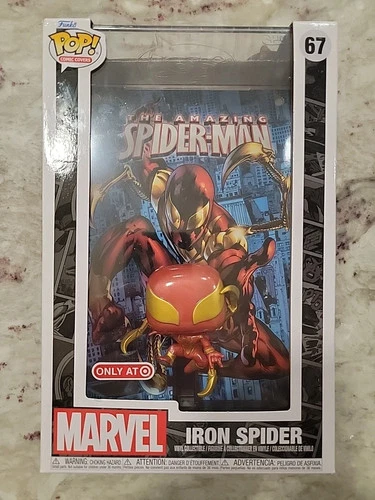 Funko Marvel Pop! Comic Covers: The Amazing Spider-Man #529 Iron Spider #67 NIB