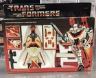 Vintage 1980s G1  Transformers Jetfire with Box Complete All Parts