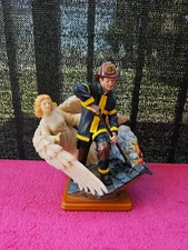 Vanmark Red Hats Of Courage Unseen Guardian Firefighter With Guardian Angel
