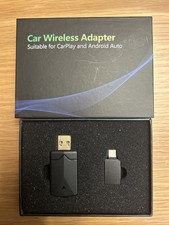 Wireless CarPlay Adapter 2 in 1, Mini Wireless Carplay Adapter StableBluetooth