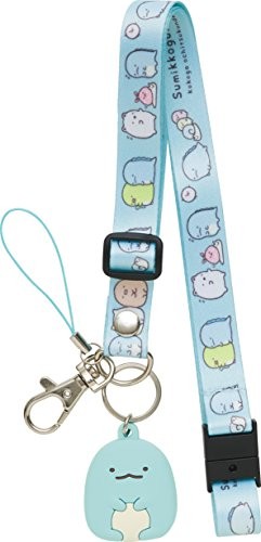 San-X Sumikko Gurashi Neck Strap Lizard AY22601 - Bild 1 von 4