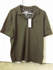 NWT Men's Size Large DKNY Brand S/S Forest Night Polo Shirt