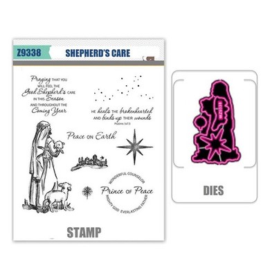 SHEPHERD S CARE Stamps and Metal Cutting Dies DIY Scrapbooking Album Paper Card