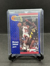 Michael Jordan 1991 Fleer - League Leaders #220 & Enemies-A love story #233