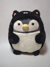 Takashoji Penguin Black Tiger Cat Costume 14 Inch Plush (Round 1)