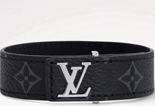 New Louis Vuitton LV Slim Bracelet M435 Size 21 ADJUSTABLE BRAND NEW W BOX