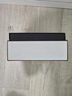 Chanel Designer Empty White With Black Gift Box With Tissue Paper 8.5" Square — photo 3