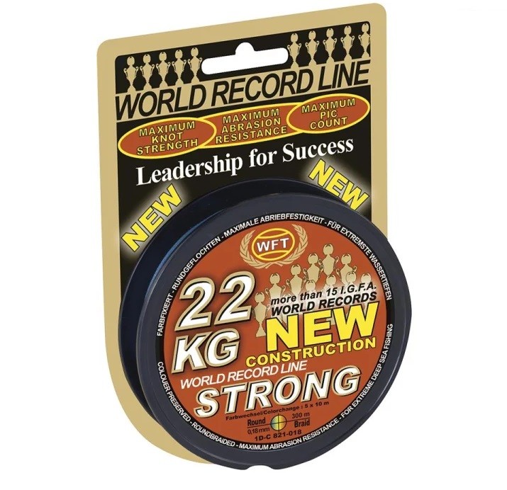 WFT New Strong 025mm 39kg 300m Multicolor Geflochtene Schnur 12690₽