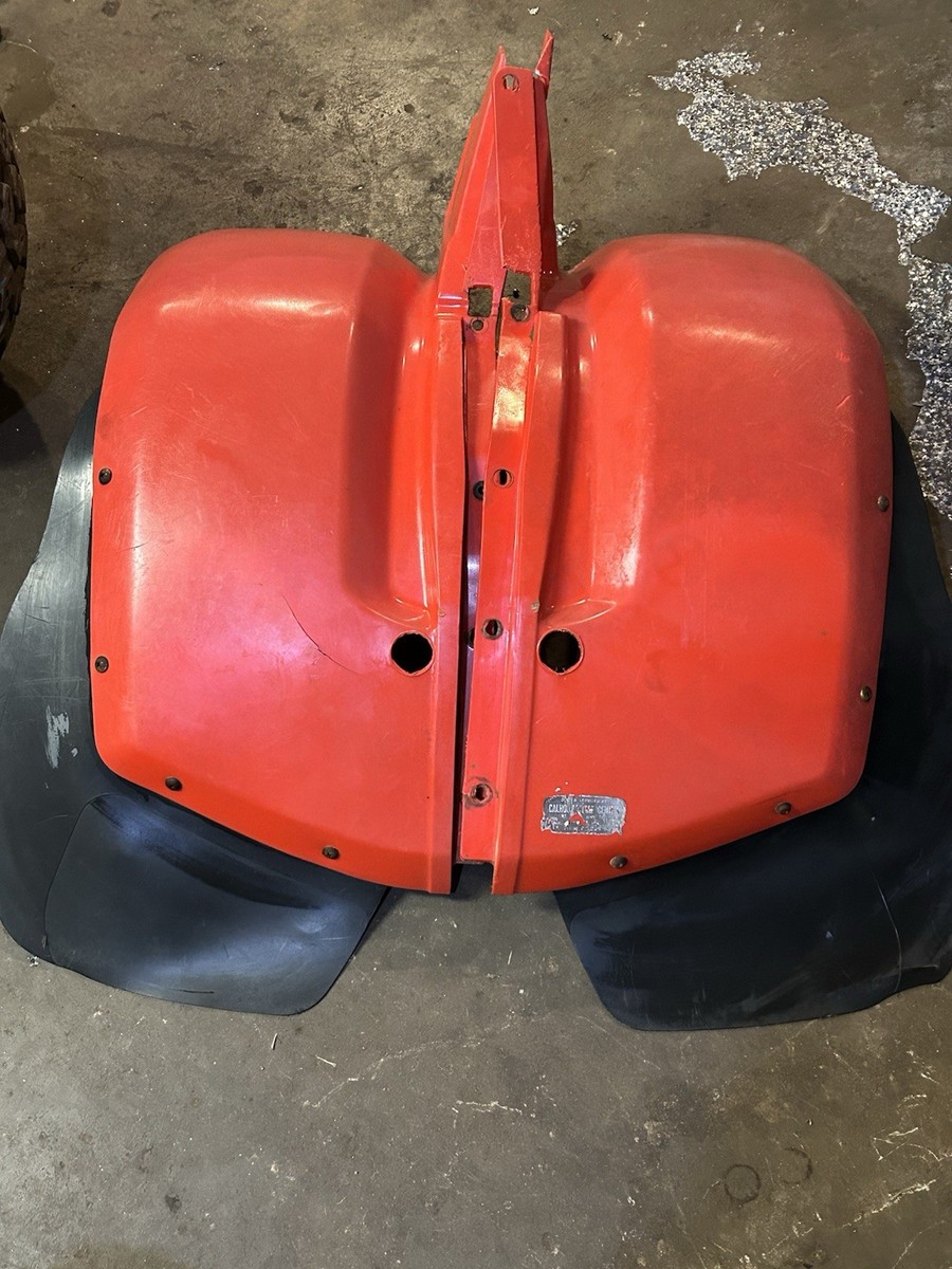 👀 1980 Honda Atc185 Rear Fender Atc 185 OEM Plastics Mud Flaps