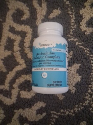 Vitacost Super 8 Acidophilus Probiotic -- 14 Billion CFU** 120 capsules 2/2027