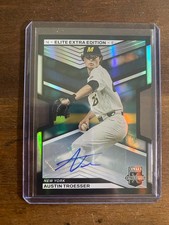 2023 Panini Elite Extra Edition Austin Troesser Auto New York