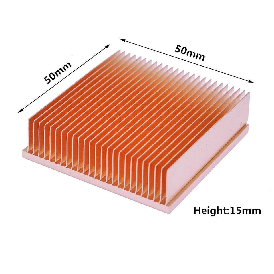 Pure Copper Heatsink DIY Heat Sink Radiator Cooling Cooler for Raspberry PI - Image 3 of 4