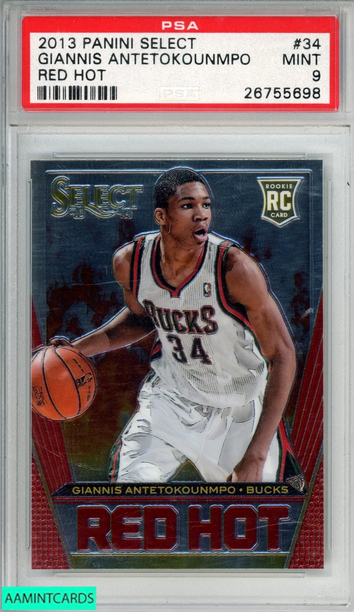 Giannis Antetokounmpo Basketball Grade 9 Rookie Sports Trading