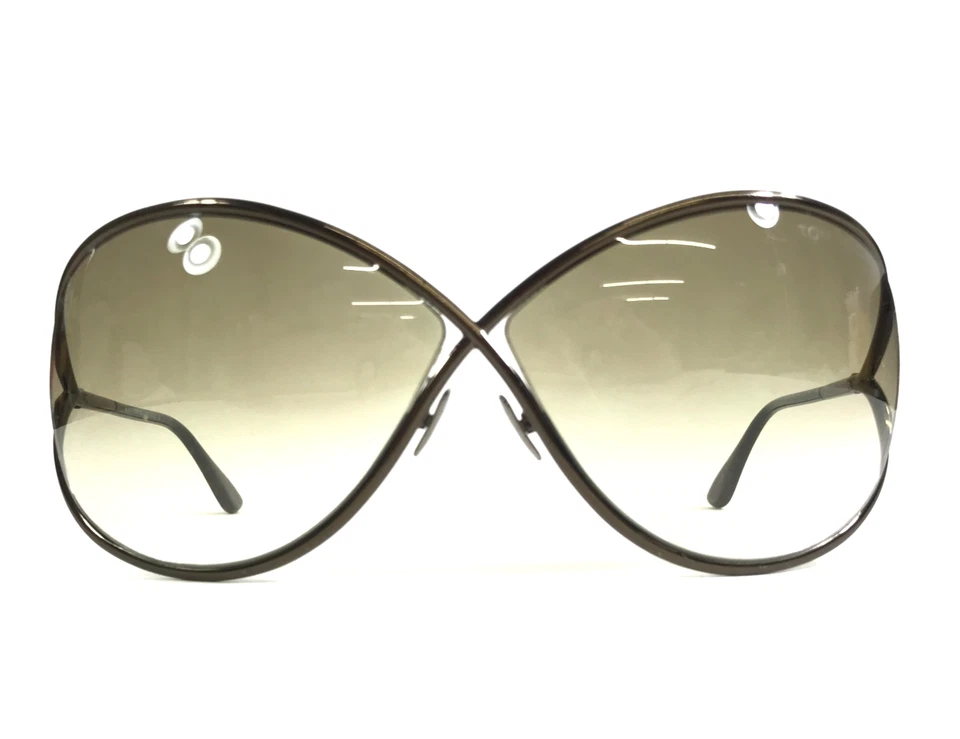 Gafas de sol Tom Ford Miranda TF130 36F monturas de bronce brillante lentes verdes degradados Foto 2 de 4
