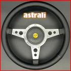 13" Leather Classic Mini Steering Wheel & Boss Kit h