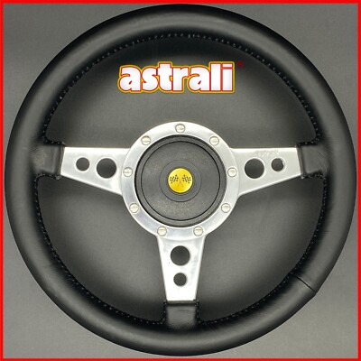 13'' Leather Classic Mini Steering Wheel & Boss Kit h