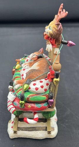 The Christmas Cat Express Train Danbury Mint 1 Car Piece Gary Patterson 2004 - Picture 4 of 9
