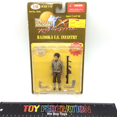 Ultimate Soldier XD 1:18 Action Figure 10205 - BAZOOKA US INFANTRY