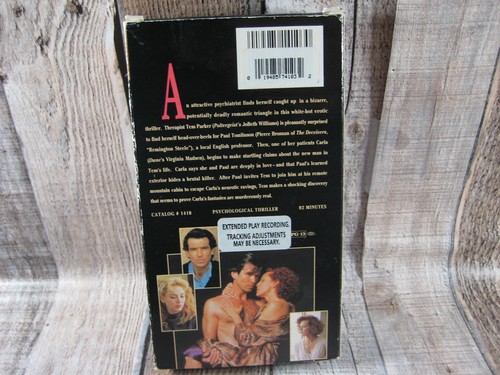 Victim Of Love (VHS, 1991) Pierce Bronson, Virginia Madsen - Picture 4 of 4