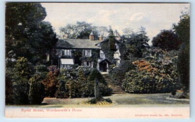 RYDAL MOUNT Wordsworth's Home ENGLAND UK Postcard