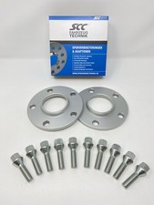 20mm 2x10mm SCC Spurverbreiterung für BMW 5x120 mit Radschrauben Spurplatten