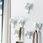 Animals Hanging Wall Hooks Clothes, Keys, Hook Holder Door Wall Porch Decor