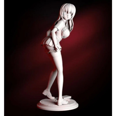 1/18 100mm 3D Print Model Kit Modern Asian Nudes Beautiful Girl Woman