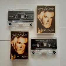 Kenny Rogers "Vote For Love" Tapes 1 2 Cassette 1996 2 Tape Set