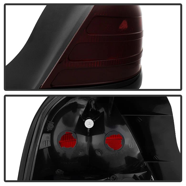 Red Smoke 1999-2011 Ford Crown Victoria w/ 2 Bulb Socket Tail lights Brake Lamps - Image 3 of 3