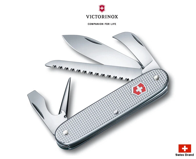 Victorinox Swiss Army Knife 93mm Pioneer Range Alox Knife With Saw  0.8150.26