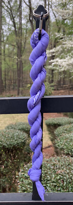Lavender bandana keychain(1-100% Cotton Bandana,1 Carabiner, 2-1   Split Rings)