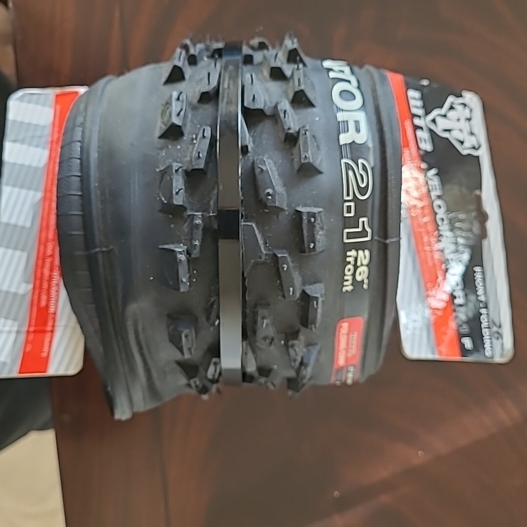 Mountain Bike Tire NEW WTB VelociRaptor Comp 26 x 2.1 Clincher Wire Black Front
