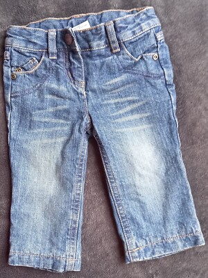 Jeans, Gr. 74, blau