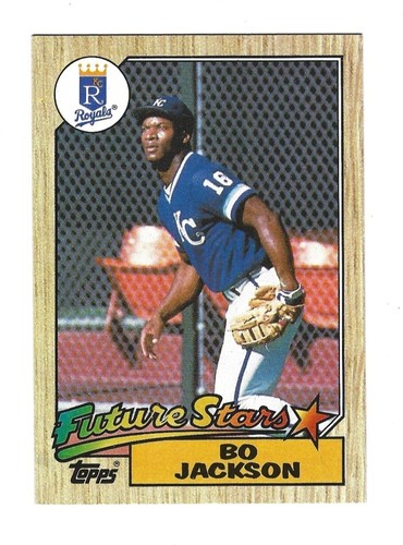 1987 TOPPS BO JACKSON ROOKIE BASEBALL card # 170