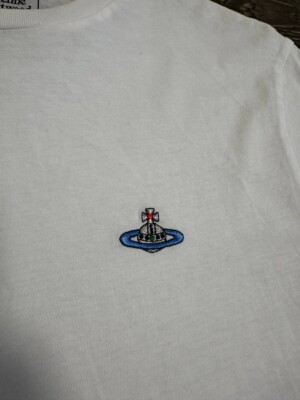 vivienne westwood t shirt men white logo size M | eBay