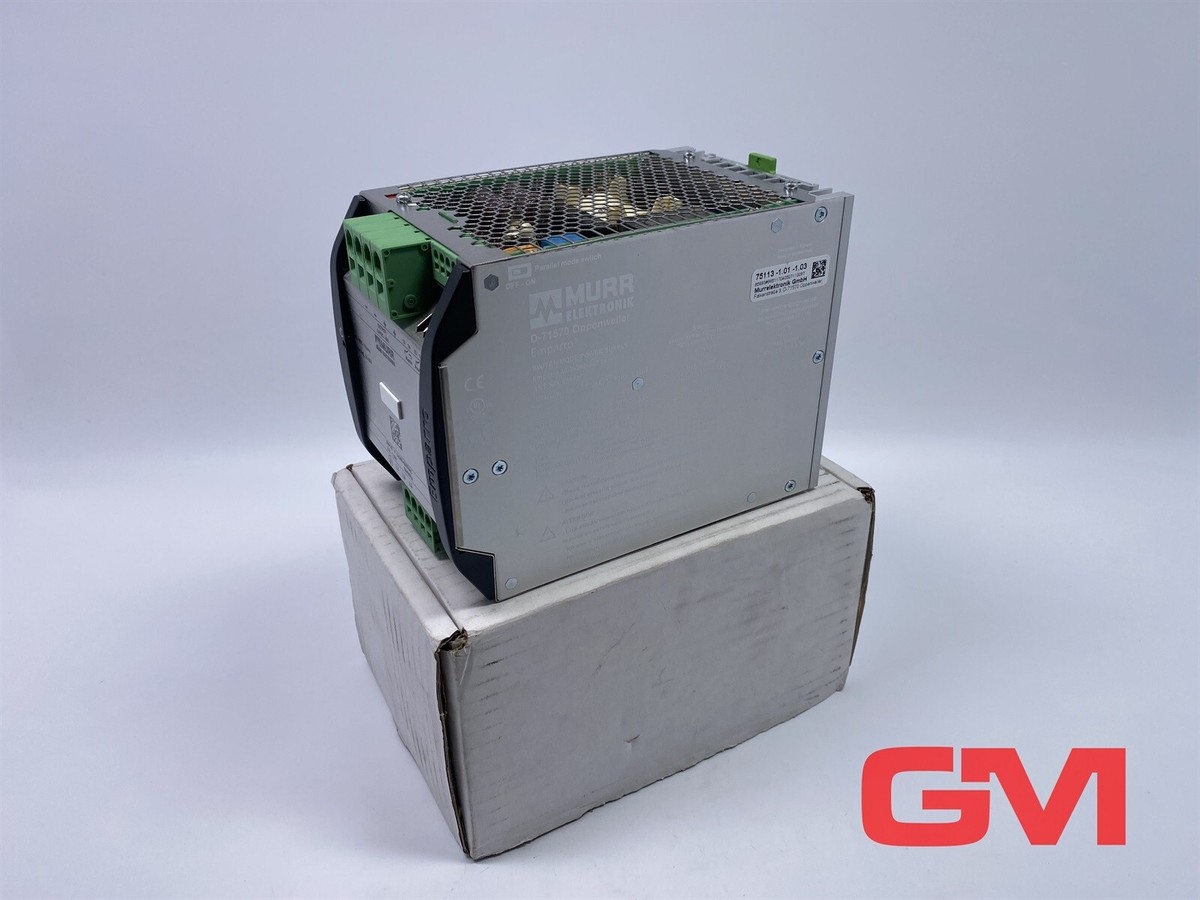 Murr Power Supply 85693 3-Phase Emparro 360-500VAC 24-28VDC | eBay