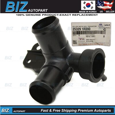 Genuine Radiator Filler Neck for 2012-2017 Accent Veloster Rio 1.6L 25329-1R200