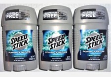 3 X SPEED STICK Power of Nature Avalanche Deodorant 1.8 oz Brand New SEALED