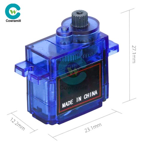 10pc DC4.8V-6V 9G 180° Micro Servo Motor Metal Gear For RC Helicopter Car Racing - 第 11/20 張圖片