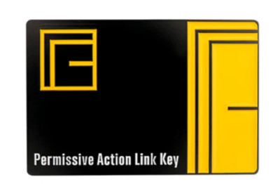 Metal Gear Solid Snake Permissive Action Link YELLOW Pal Key Card
