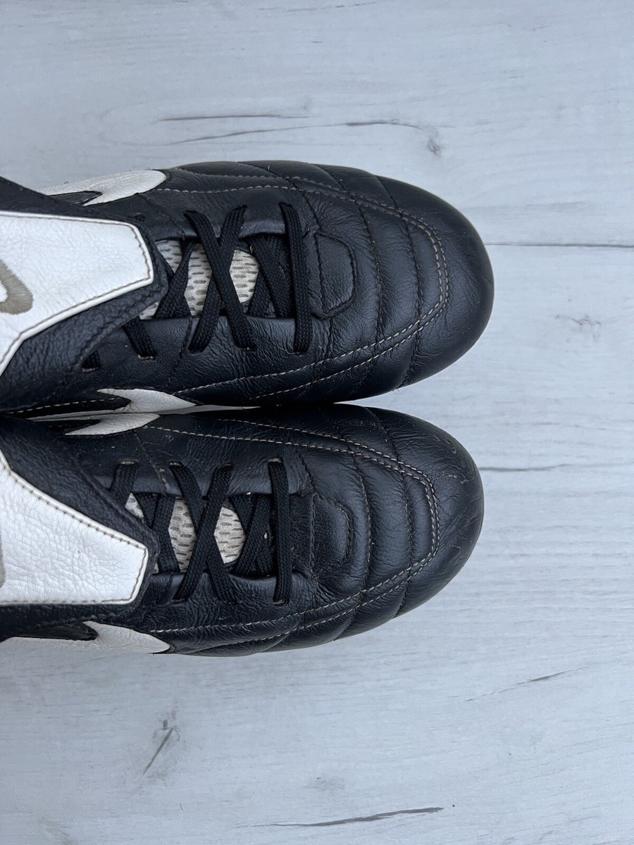 Nike Tiempo Legend Air Zoom FG Black White Leather Football Nike Tiempo Legend Air Zoom FG Black White Leather Football