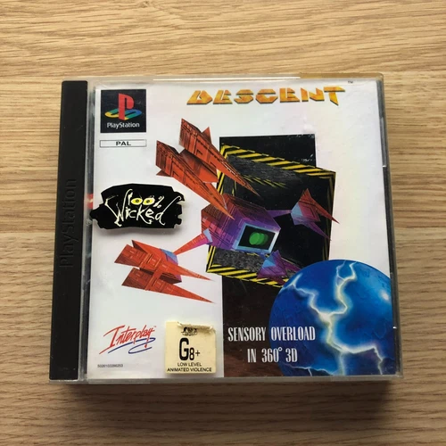 Descent PS1 PlayStation Game + Manual - Good Condition!!