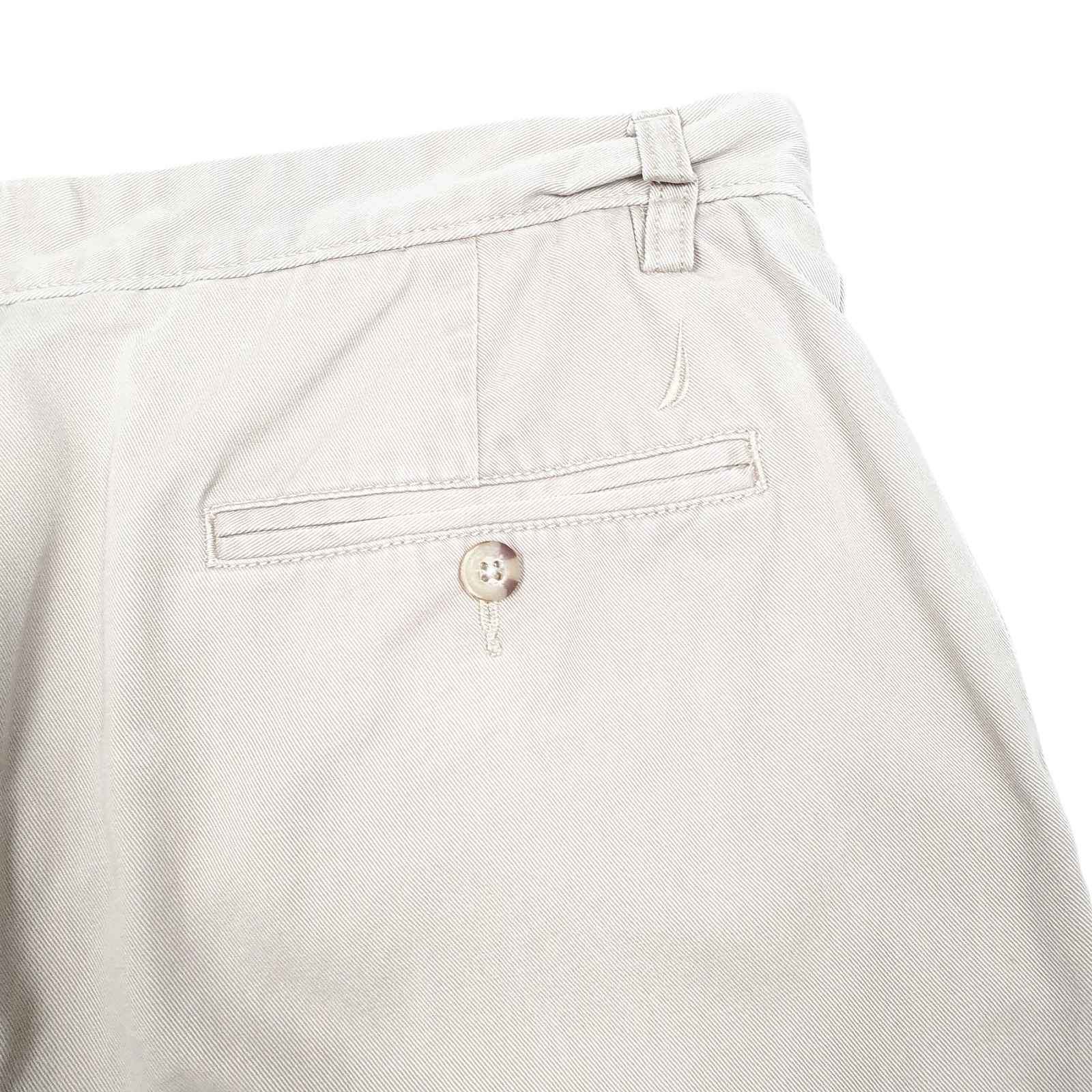 NAUTICA Beige Chino Cotton Shorts Mens W34 image 2
