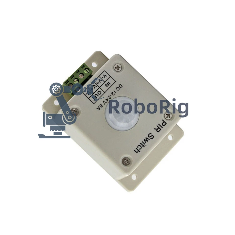 PIR Switch 8A PIR Motion Sensor DC 12-24V For LED Strip Light Bulb Infrared M - Image 2 of 4