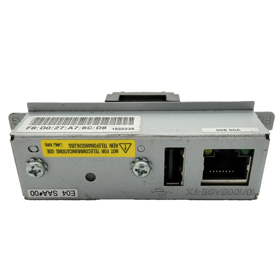 Interfaz Ethernet Ub-e04 compatible con Epson tm-u220pb T88VI M329a T82 U288 Foto 3 de 4