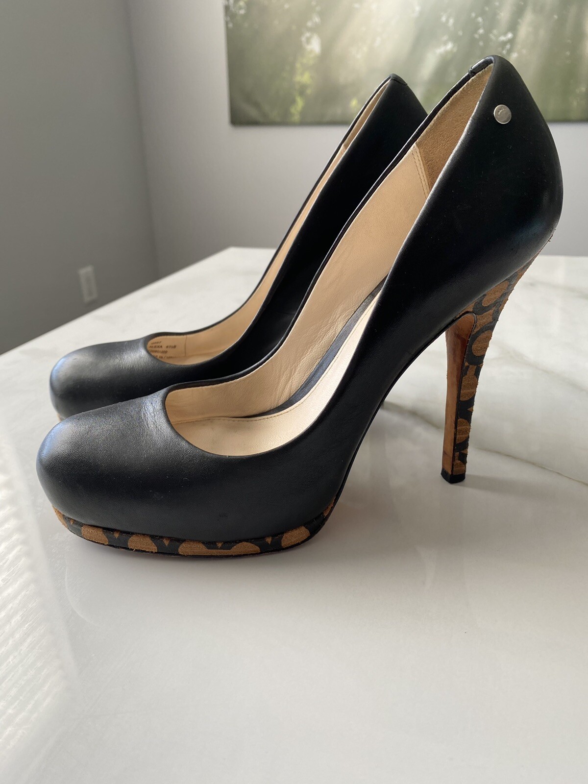 Coach pumps heels Alexa Signature Monogram Platform… Gem